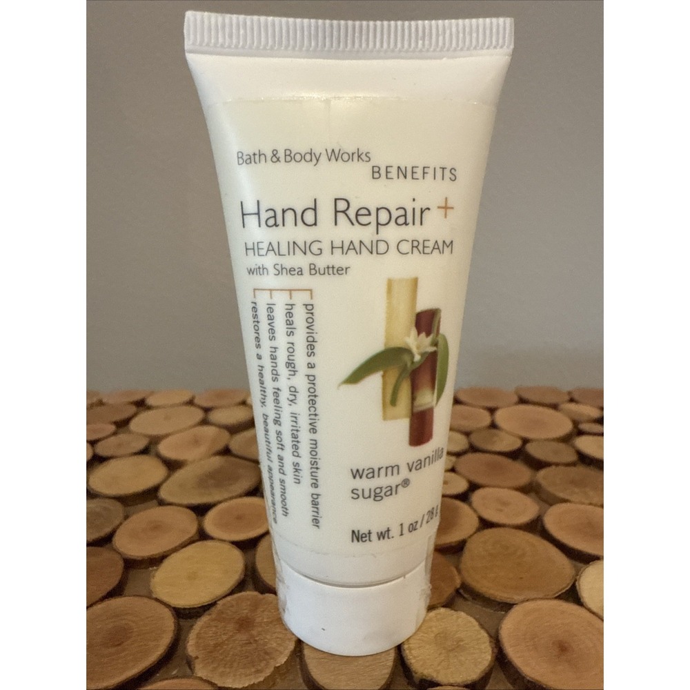 Bath & Body Works Hand Repair Healing Hand Cream Warm Vanilla Sugar 1 Oz Origina